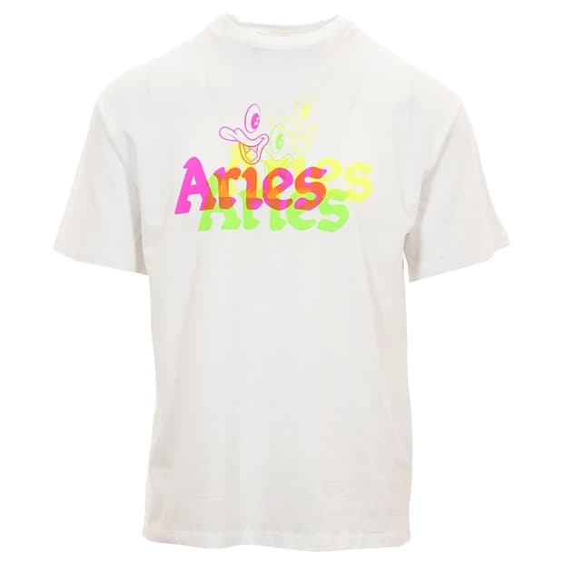 [새상품] Aries 네온 프린트 티셔츠 L