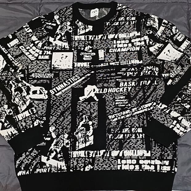 자라 니트 105 가슴58 기장70