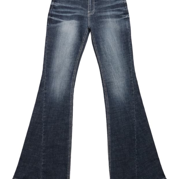 시너진 캣워싱 데님팬츠 블루 m