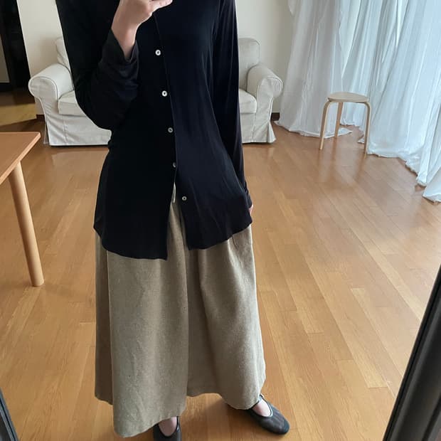 seasew Linen Cropped Wide Pants