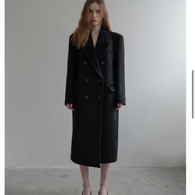 카리나 더오유 코트 블랙