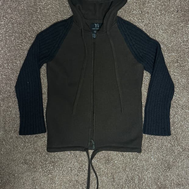 Y’s 울 후드집업