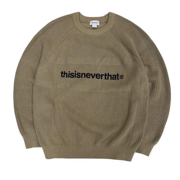 디스이즈네버댓 니트 베이지 (L) 