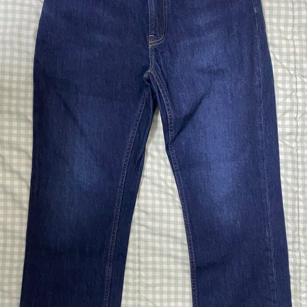 유니클로 JW앤더슨 여성 라이브컷 데님