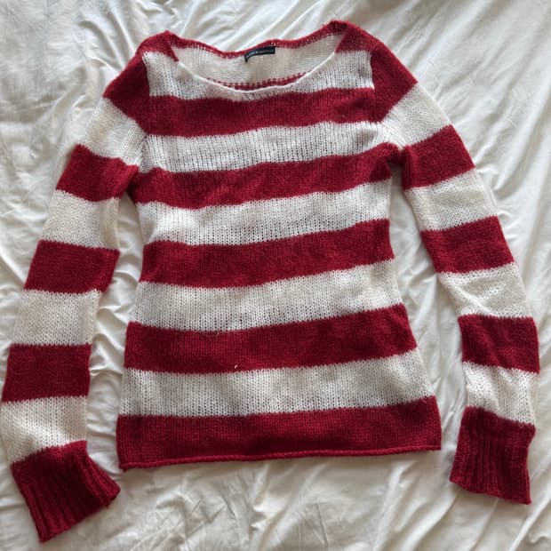 브랜디멜빌 모헤어 스트라이프 니트