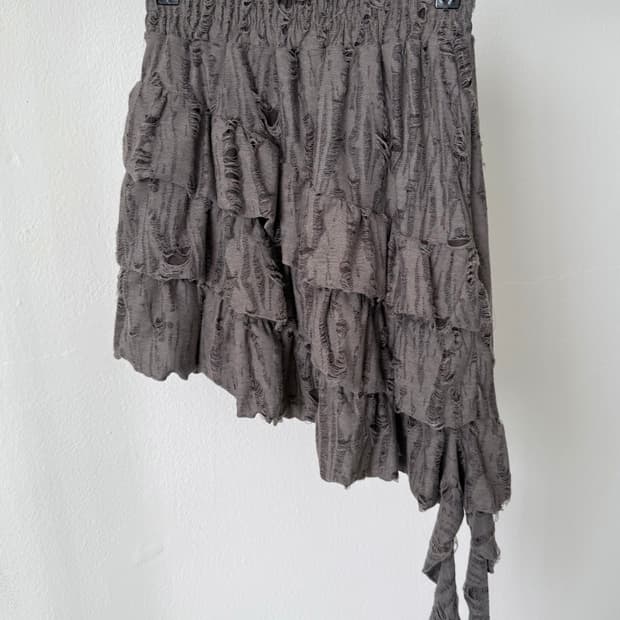 빈티지 데미지 스커트