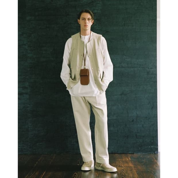 25ss NICOLAS HERRINGBONE HUNTING VEST