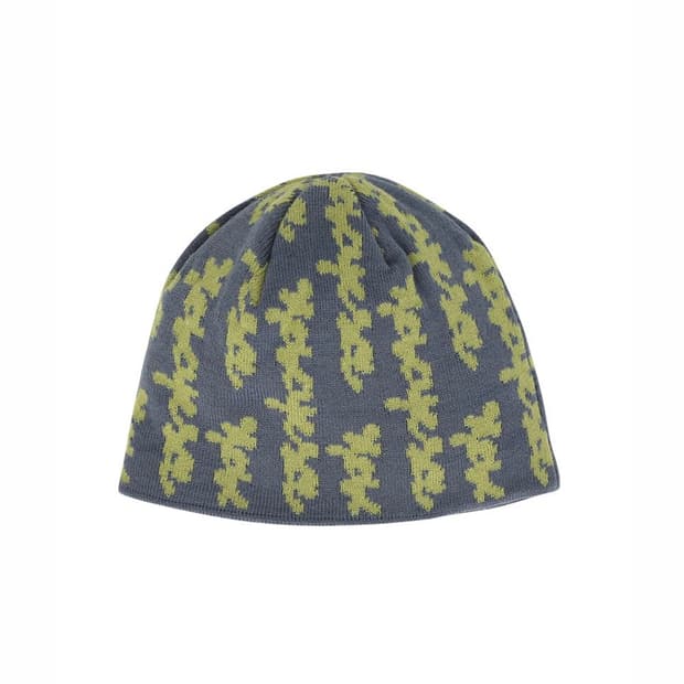 예스아이씨 Doodled Jaquard Beanie Ash