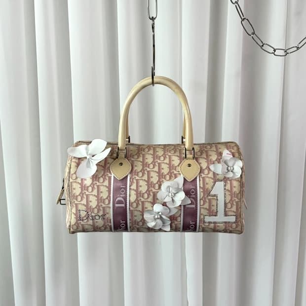 디올 오블리크 로맨틱 보스턴백