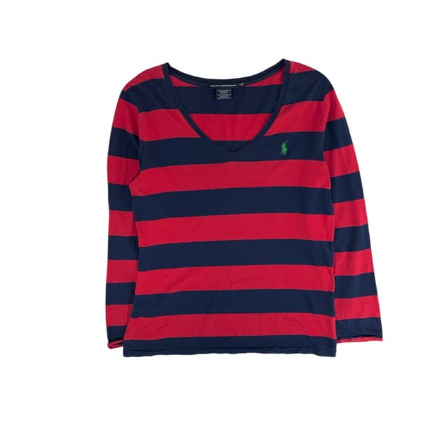 폴로 스트라이프 긴팔티 (woman L)