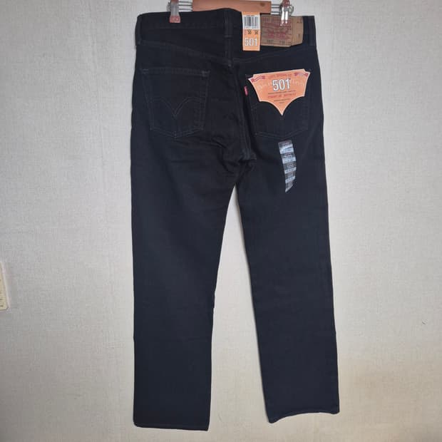 00's Levis 리바이스 501 블랙 데님 데드스탁
