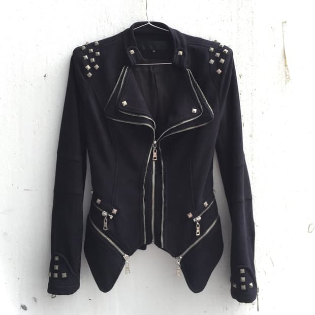 00’s Stud side Zipper punk Jacket