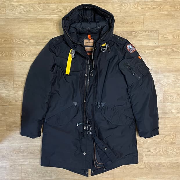 정품/새상품) 파라점퍼스 탱크 다운 야상 패딩 마스터피스 블랙 오버핏 L