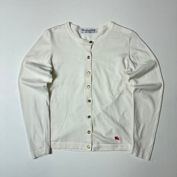 버버리 90's 금장 니트 가디건 PN8648