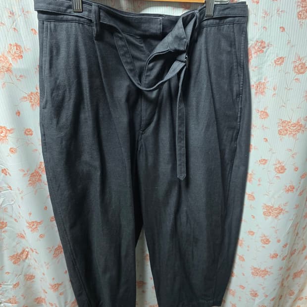 blurhms Drill Chambray Belted Trousers 3