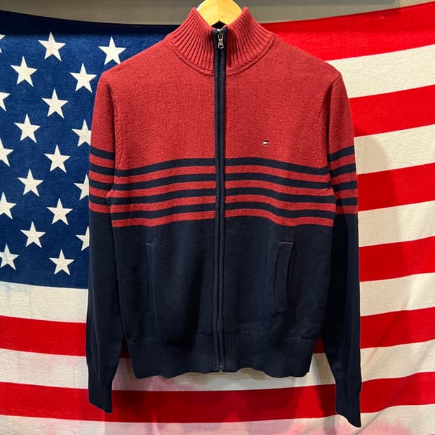 타미힐피거 니트집업