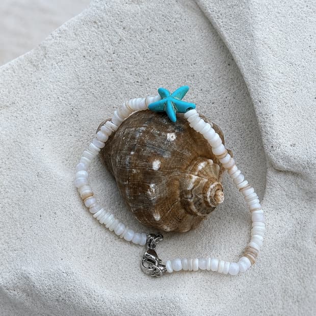 [담슨] 여름 샌드스타 비즈 팔찌 Sandy star Bracelet