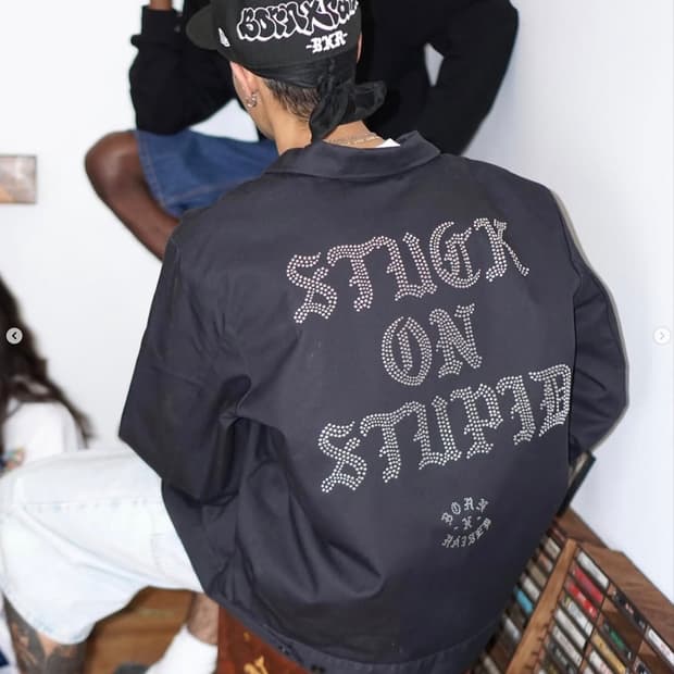 [M]본앤레이즈드 Stuck on Stupid 워크자켓