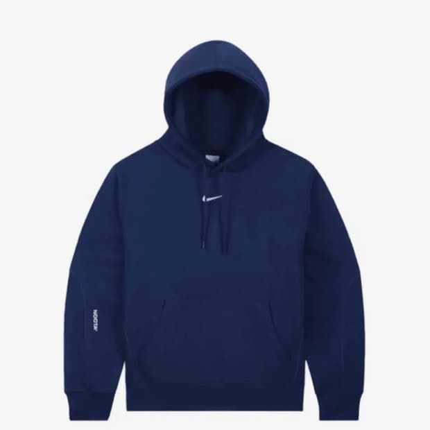 M) 녹타 x 카디널 스탁 에센셜 후드 네이비 - 아시아