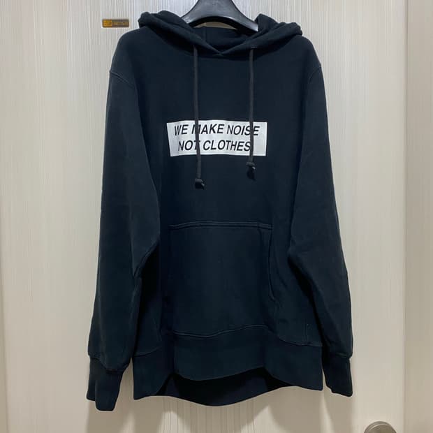 언더커버(undercover)블랙 후드티 M