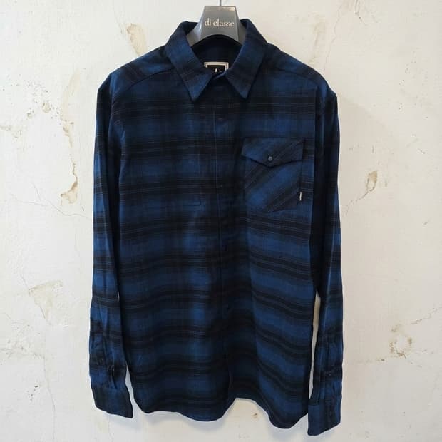 아디다스 체크 남방 M