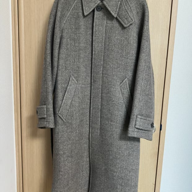 노이어 발마칸 해링본 코트 