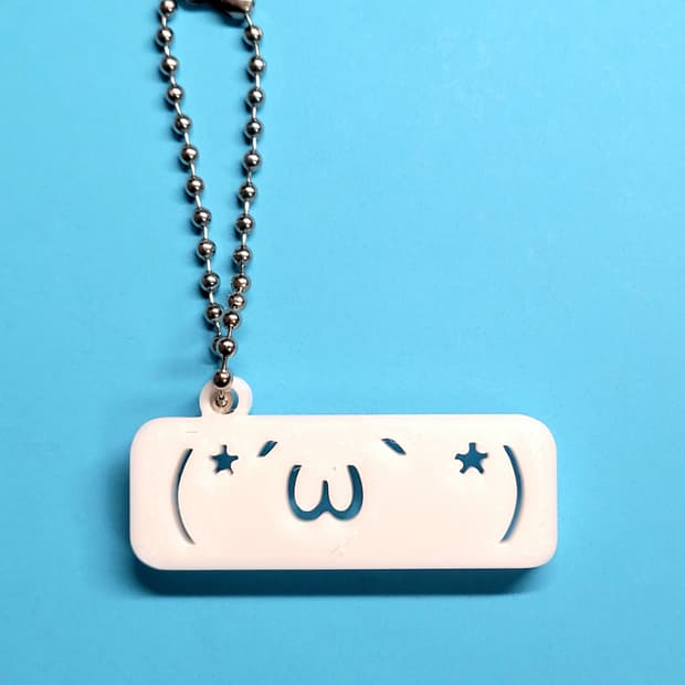 해피 이모티콘 키링 키체인 y2k 갸루