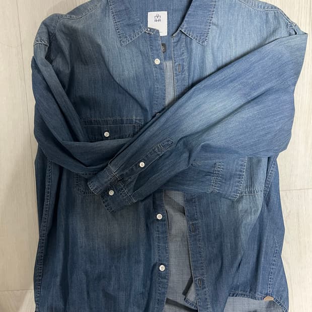 폴리테루 데님 셔츠 블루(2)