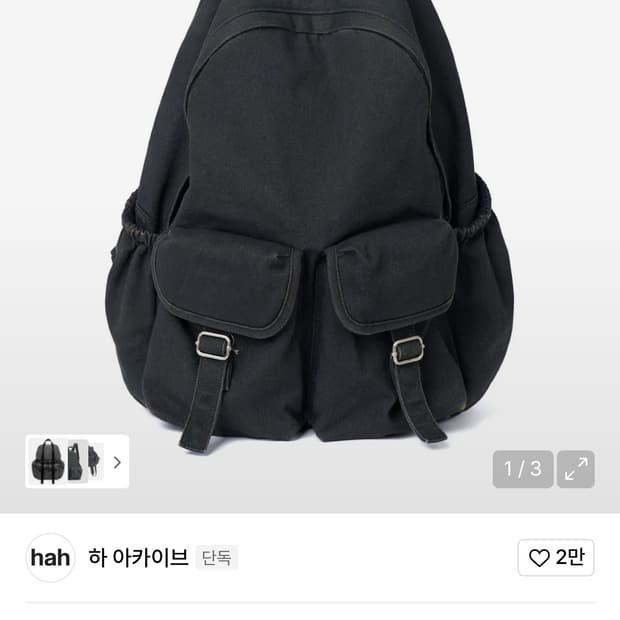 하아카이브 패플서 백팩