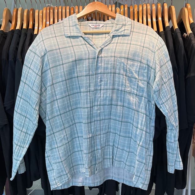 Vintage Japanese gunze shirt 80s~90s