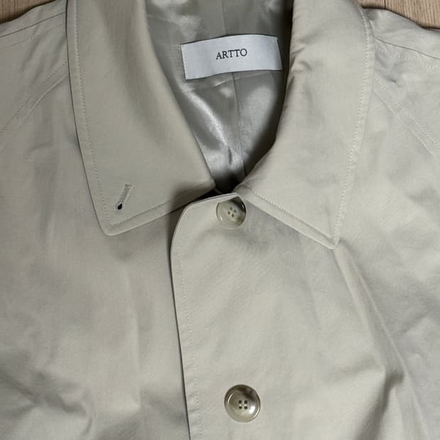 아르토 클ㄹㅐ식 싱글 트렌치코트