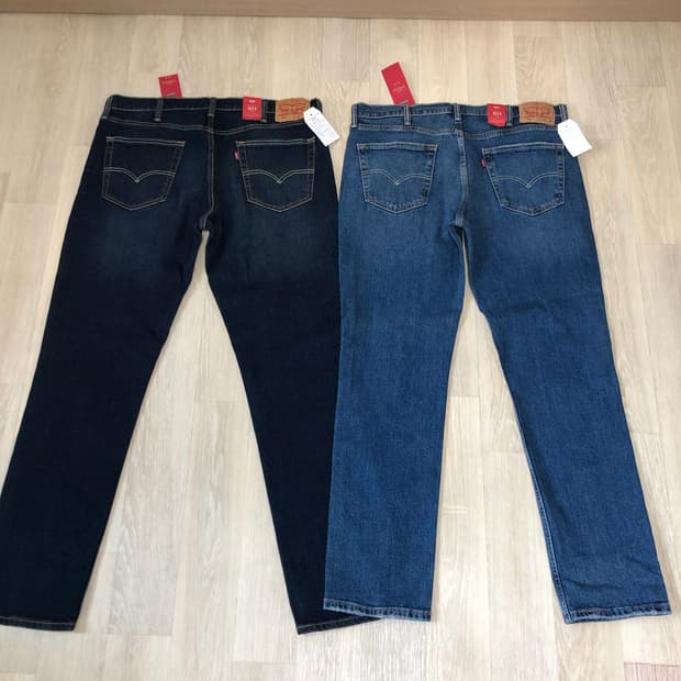 (38) 새상품 리바이스 Levi's 511 슬림핏 데님 연청 중청 2개