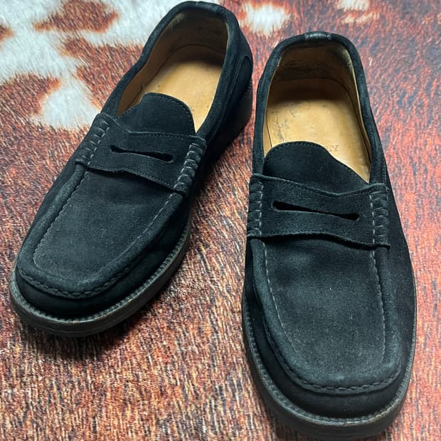 [7] 발리 SPIEZ 스웨이드 블랙 페니로퍼