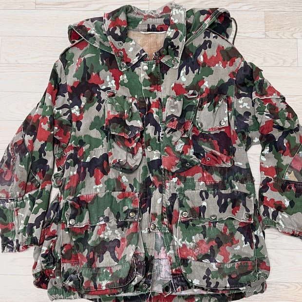 스위스군 M70 알펜플라쥬(Alpenflage) 필드 자켓