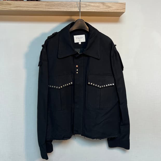 스터드 밀리터리 자켓