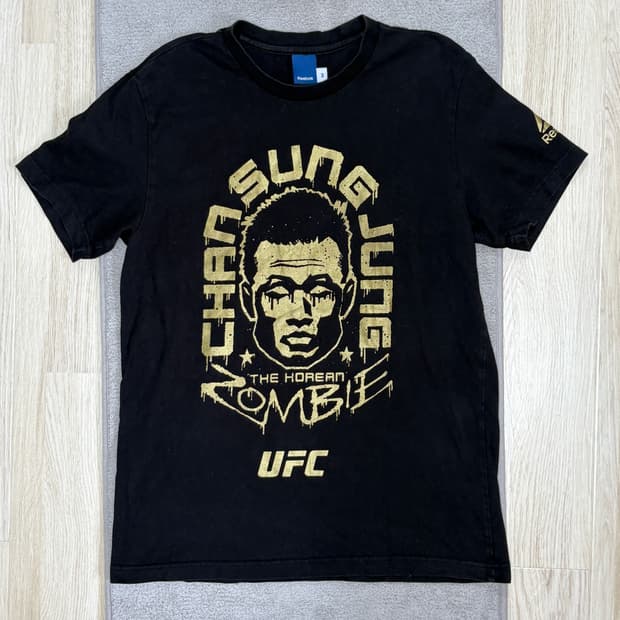 [S급] 리복 UFC 정찬성 코리안좀비 반팔티 M