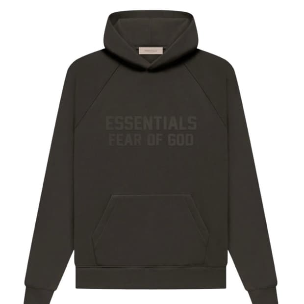 Essentials Hoodie Off Black - 22FW