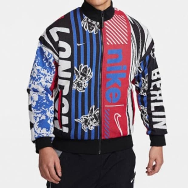 L 나이키 써마핏 컬쳐 오브 풋볼 니트 축구 집업 자켓