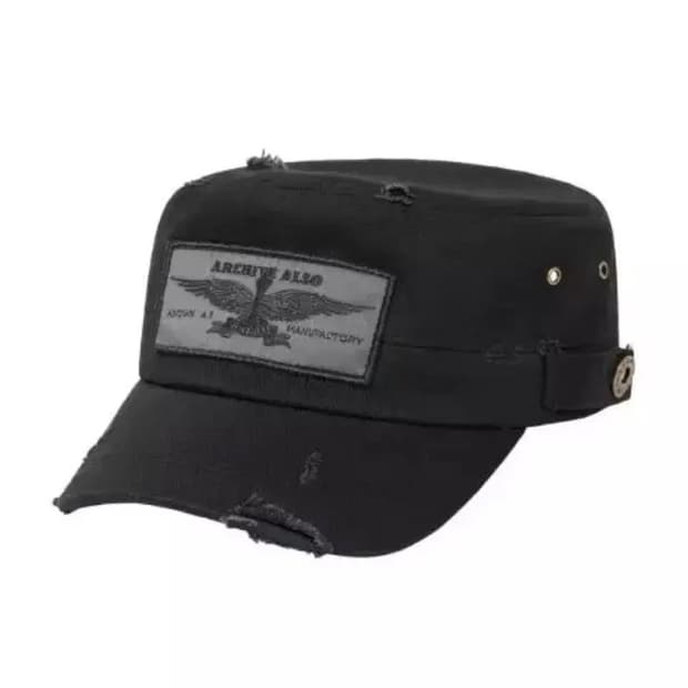 (구합니다) 아캄X다영 밀리터리 캡 블랙