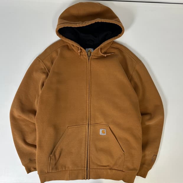 칼하트 레인디펜더 샌드컬러 후드 집업