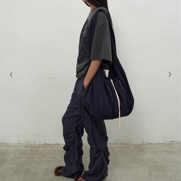 LCDC KNOT DETAIL SHOULDER BAG Navy