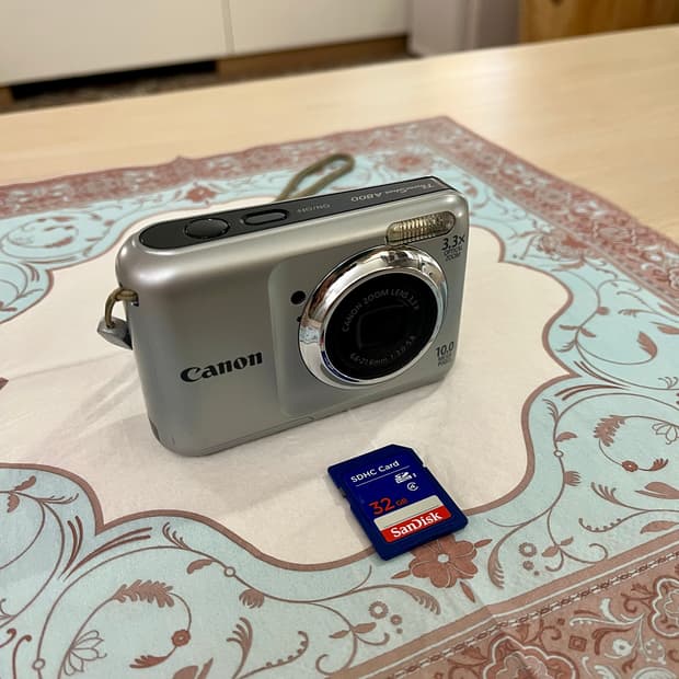 캐논 파워샷 a800 카메라