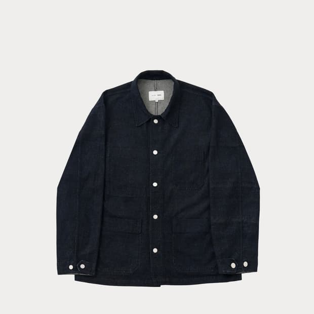 (nounxperenn) denim french work jacket