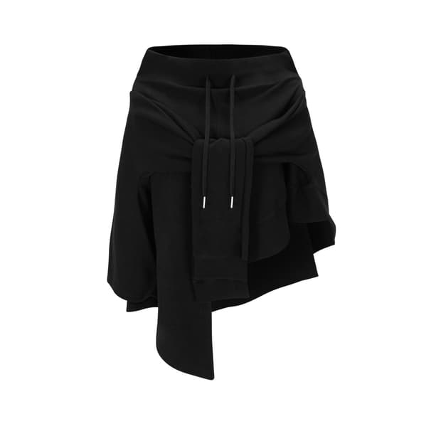 보헤미안서울 UNBALANCED FLOW SWEAT SKIRT