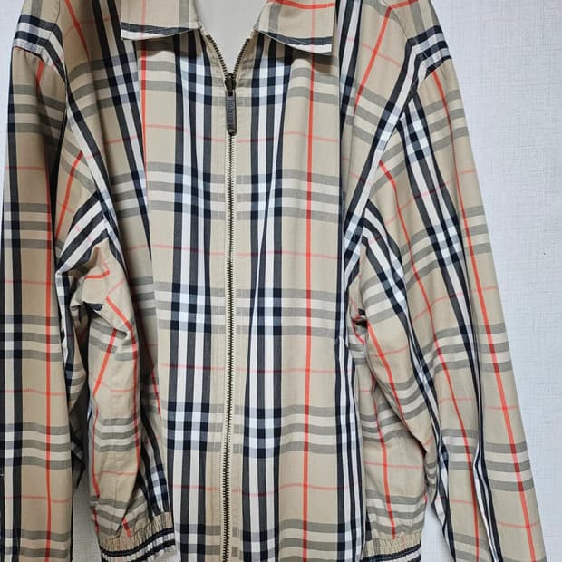 버버리 노바체크 트러커 자켓