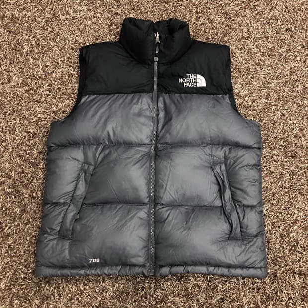 노스페이스 눕시 700 구스다운 패딩 조끼 베스트