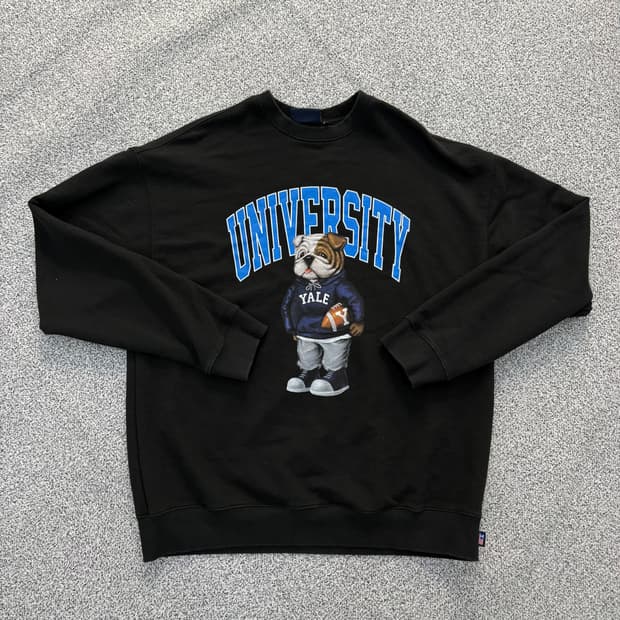 L 예일 빅로고 맨투맨 긴팔티 0305J