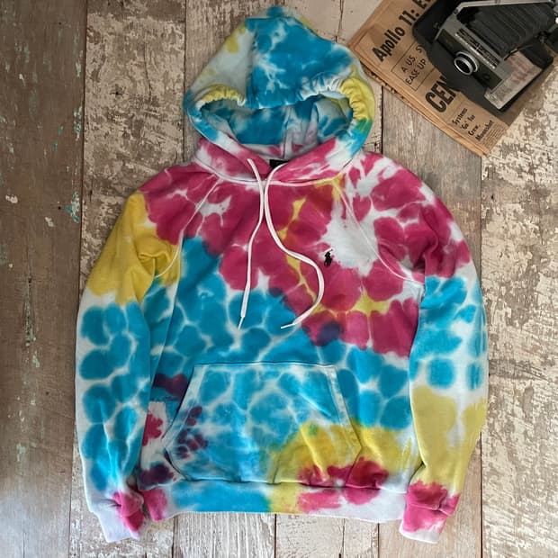 폴로 랄프로렌 타이다이 후드 스웻셔츠