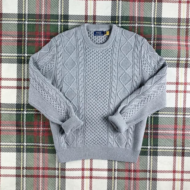 폴로 랄프로렌 21Winter 아란패턴 니트/스웨터