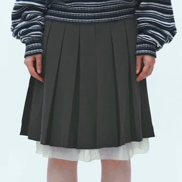 coyseio 스커트 차콜 1사이즈